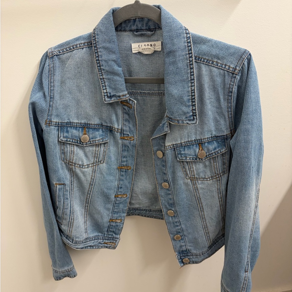 Ci Sono Denim Jacket - Light Blue Wash
